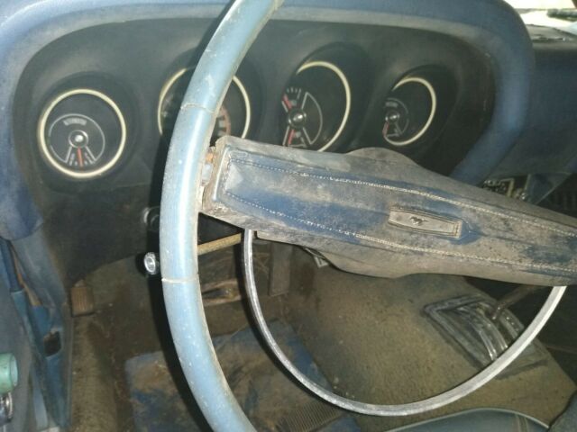 1969 Blue Ford Mustang Convertible