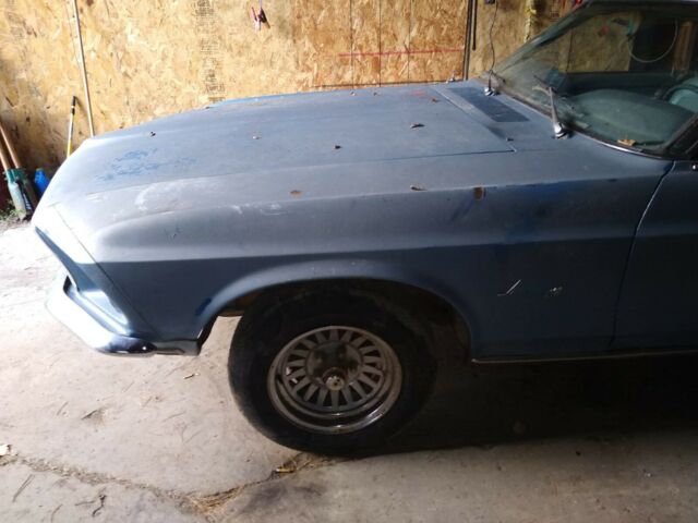 1969 Blue Ford Mustang Convertible