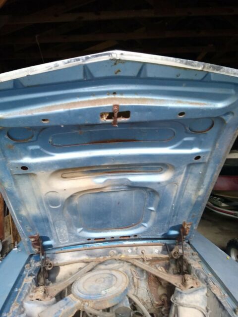 1969 Blue Ford Mustang Convertible