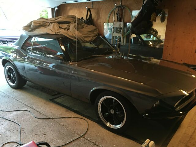 1969 Gray Ford Mustang Convertible