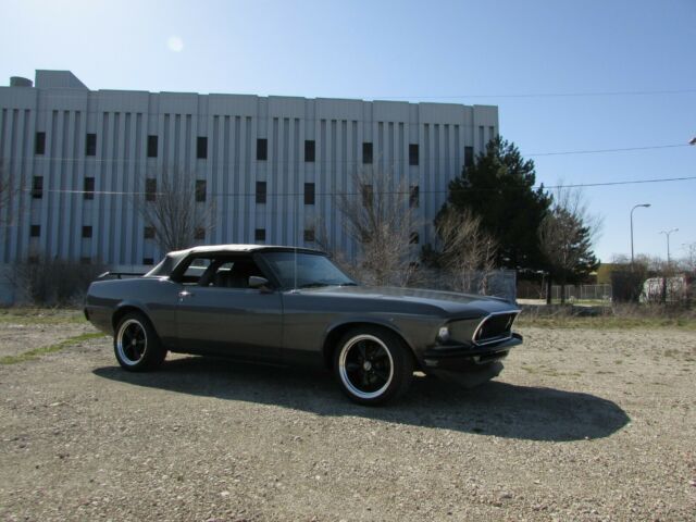 1969 Gray Ford Mustang Convertible