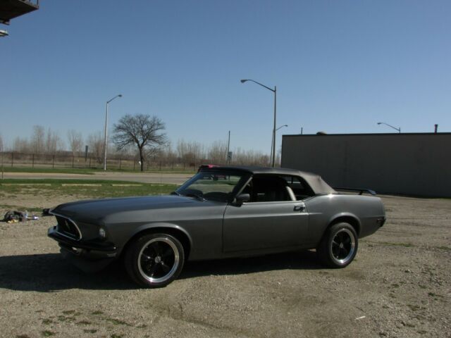 1969 Gray Ford Mustang Convertible