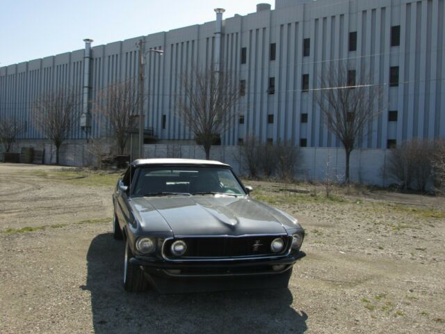 1969 Gray Ford Mustang Convertible