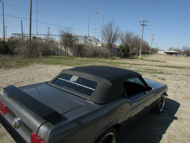 1969 Gray Ford Mustang Convertible