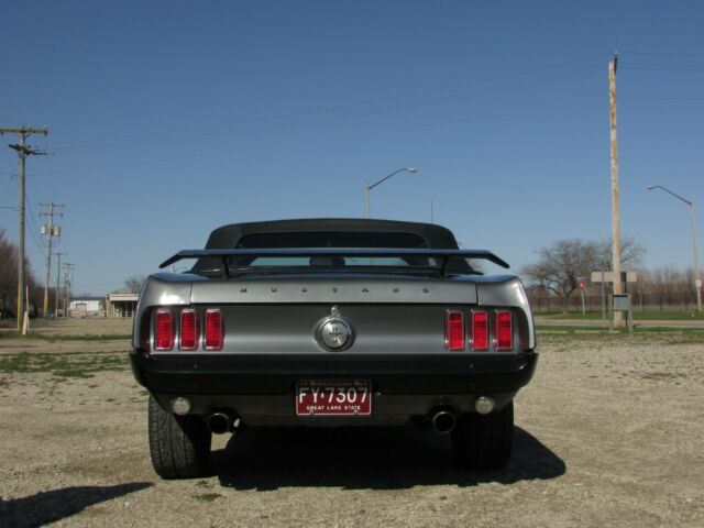 1969 Gray Ford Mustang Convertible