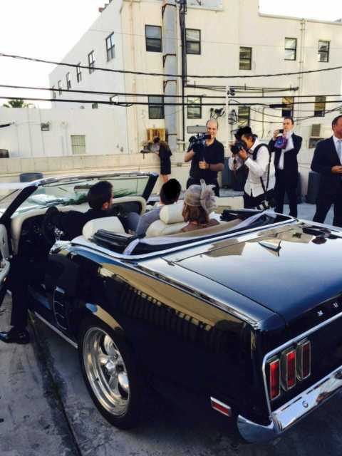 1969 Black Ford Mustang Convertible