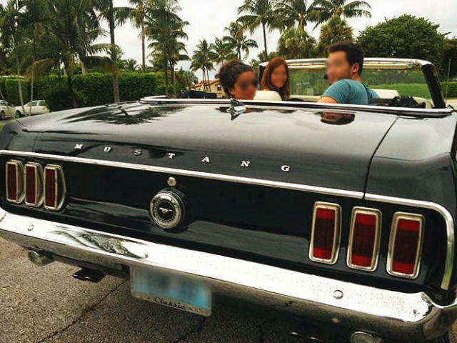 1969 Black Ford Mustang Convertible