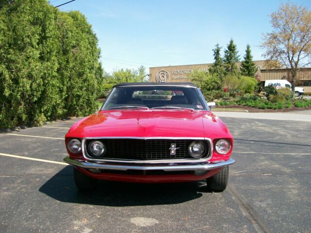1969 RED Ford Mustang CONVERTIBLE