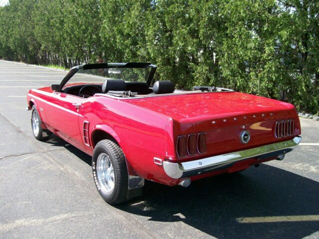 1969 RED Ford Mustang CONVERTIBLE