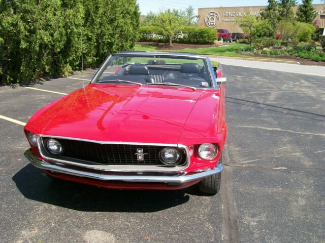 1969 RED Ford Mustang CONVERTIBLE