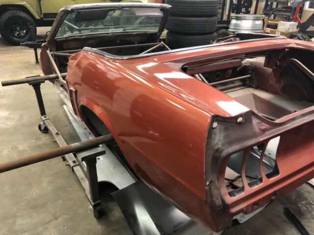 1969 Red Ford Mustang Convertible