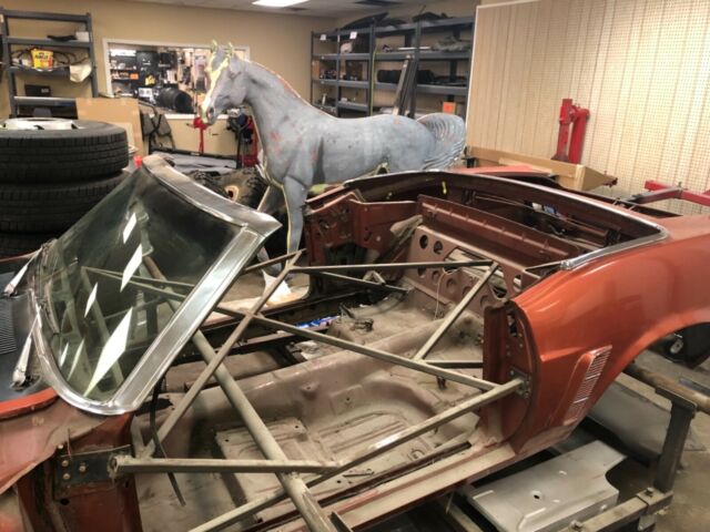 1969 Red Ford Mustang Convertible