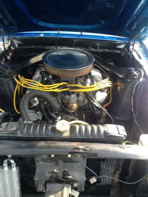 1969 Blue Ford Mustang Hardtop