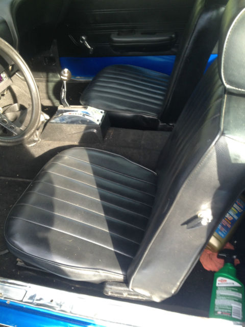 1969 Blue Ford Mustang Hardtop