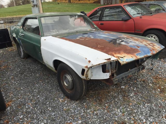 1969 GREEN  Ford Mustang