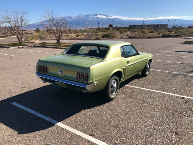 1969 Green Ford Mustang Coupe