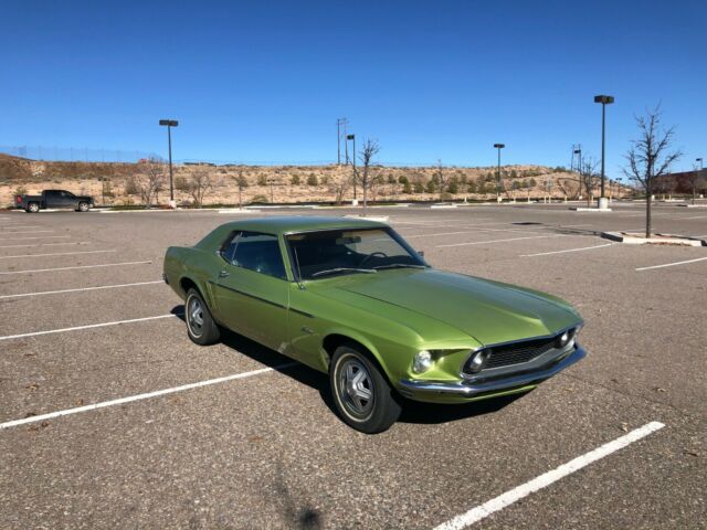 1969 Green Ford Mustang Coupe