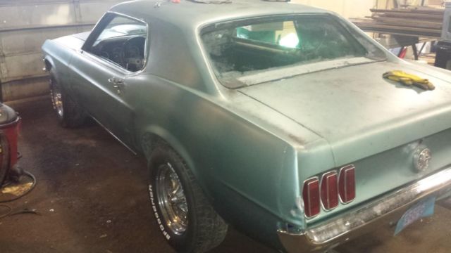 1969 Blue Ford Mustang Coupe