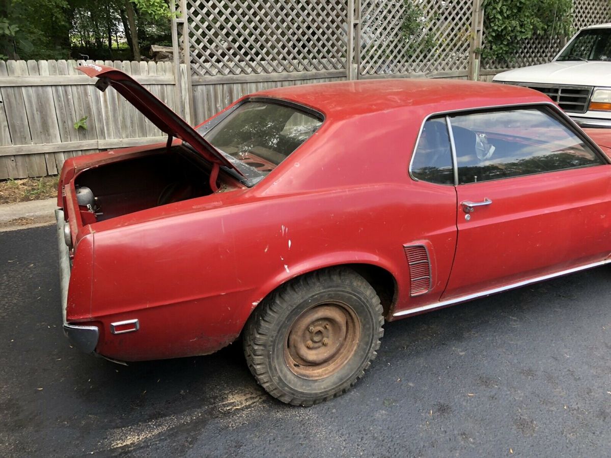 1969 Red Ford Mustang Coupe