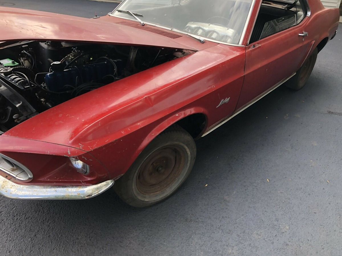 1969 Red Ford Mustang Coupe