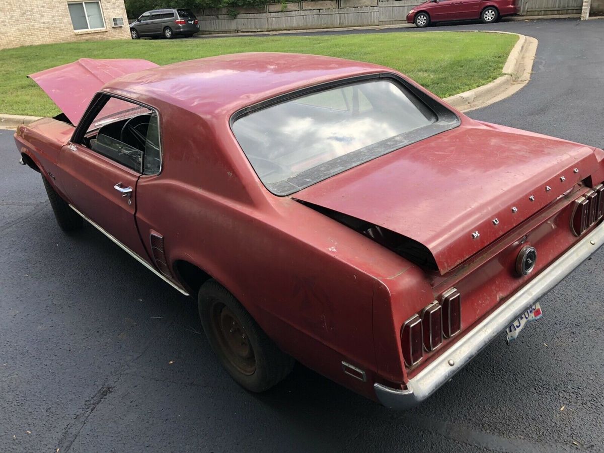 1969 Red Ford Mustang Coupe
