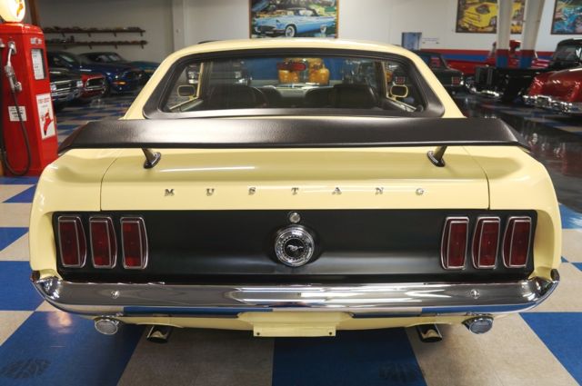 1969 Yellow Ford Mustang --