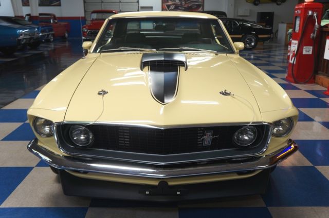 1969 Yellow Ford Mustang --