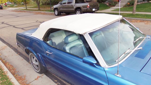 1969 Acapulco Blue Ford Mustang Convertible