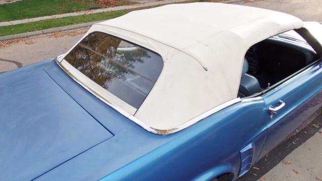 1969 Acapulco Blue Ford Mustang Convertible
