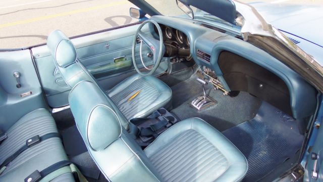 1969 Acapulco Blue Ford Mustang Convertible