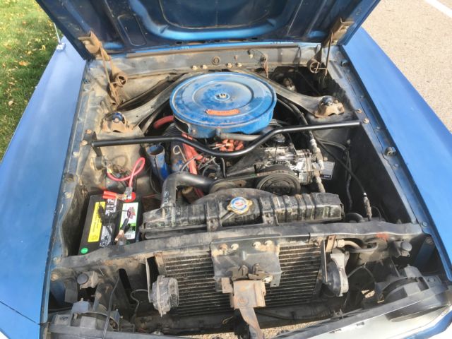 1969 Acapulco Blue Ford Mustang Convertible