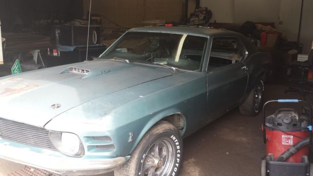 1969 Blue Ford Mustang Coupe