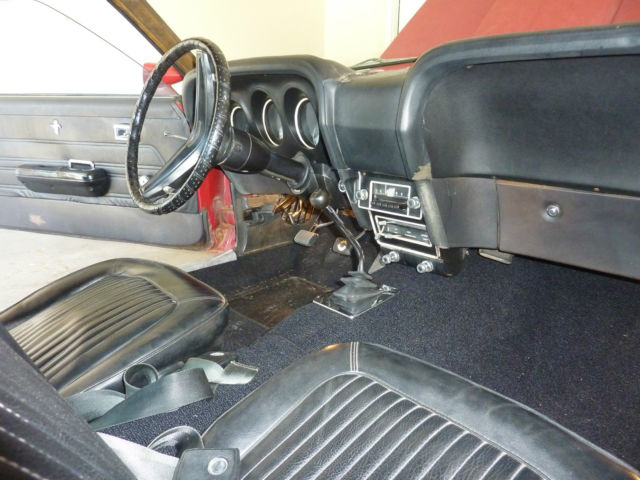 1969 Red Ford Mustang Fastback