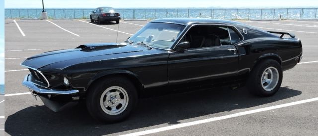 1969 Black Ford Mustang Fastback