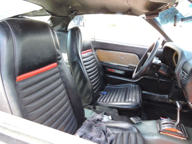 1969 Black Ford Mustang Fastback