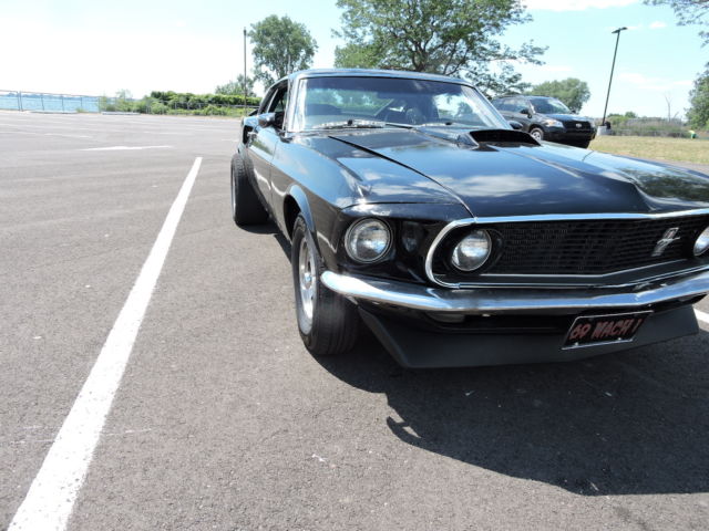 1969 Black Ford Mustang Fastback