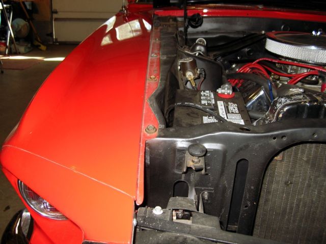 1969 Red Ford Mustang Fastback