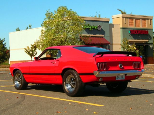 1969 Red Ford Mustang Fastback