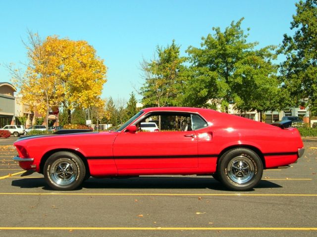 1969 Red Ford Mustang Fastback