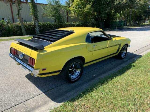 1969 Yellow Ford Mustang Fastback