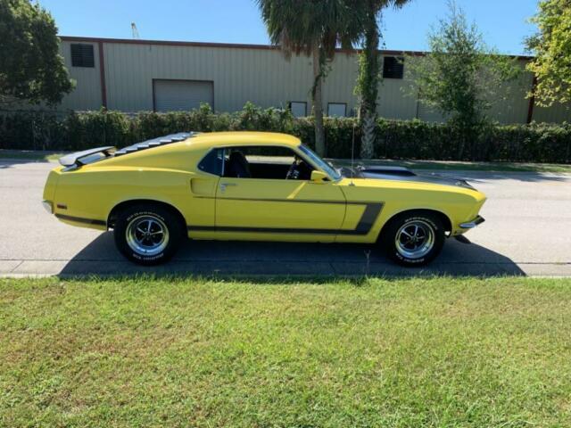 1969 Yellow Ford Mustang Fastback