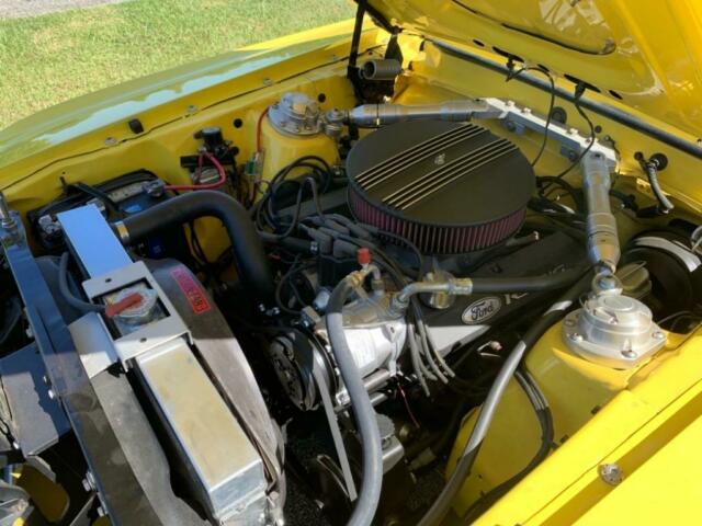 1969 Yellow Ford Mustang Fastback