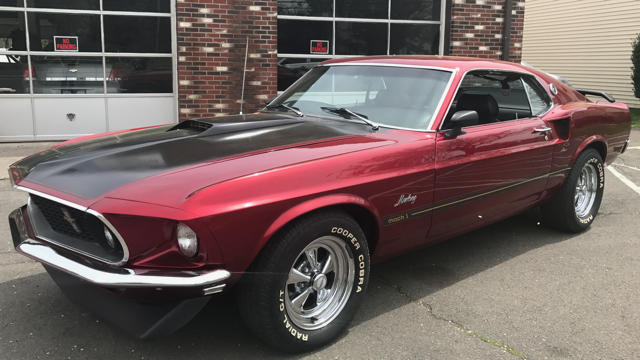 1969 Red Ford Mustang Coupe