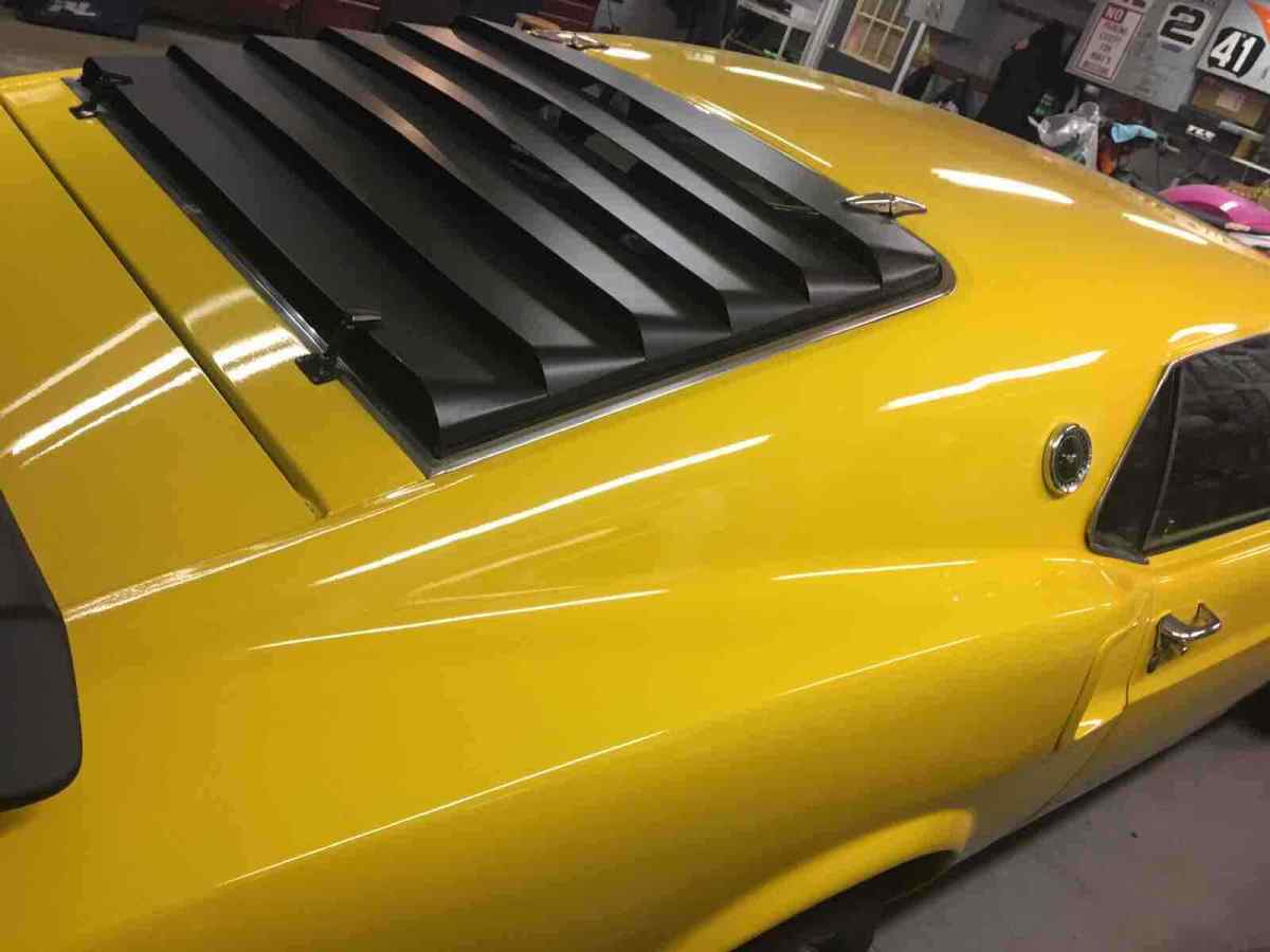 1969 Yellow Ford Mustang fastback