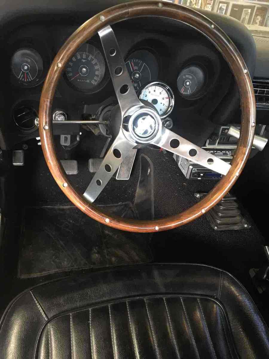 1969 Yellow Ford Mustang fastback