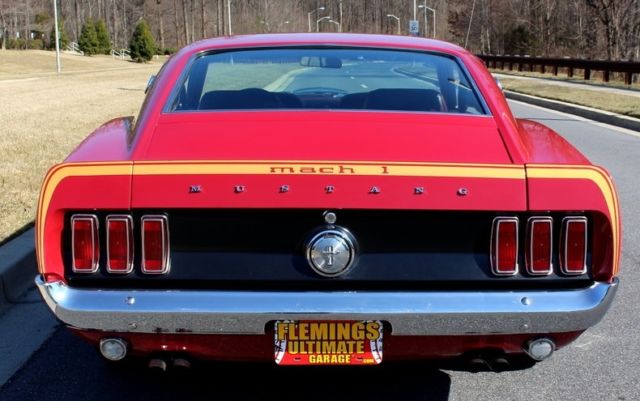 1969 Red Ford Mustang --