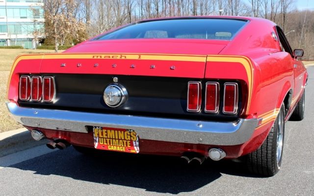 1969 Red Ford Mustang --