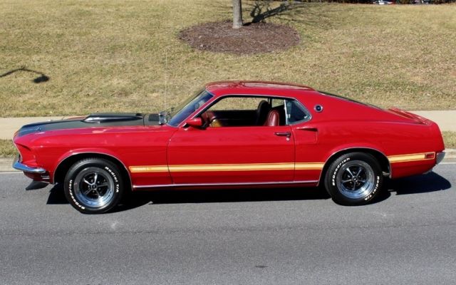 1969 Red Ford Mustang --