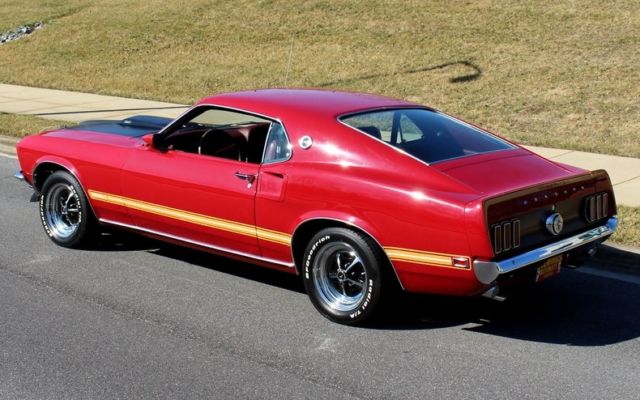 1969 Red Ford Mustang --