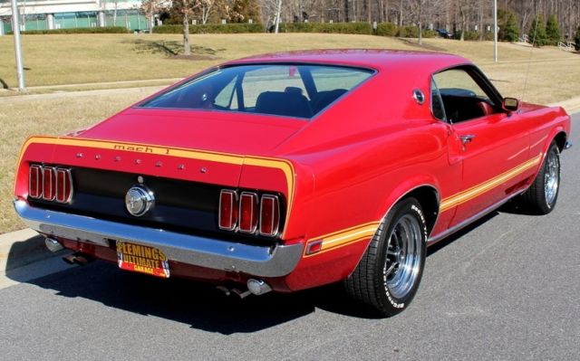 1969 Red Ford Mustang --